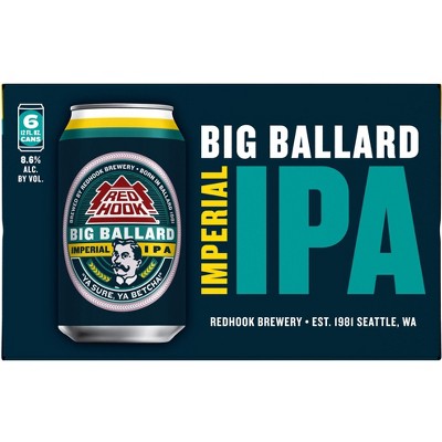 Redhook Big Ballard Imperial IPA Beer - 6pk/12 fl oz Cans
