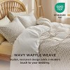 Cotton Duvet Cover Boho Textured Embroidery Jacquard Duvet Cover Set Soft and Breathable Bedding Set for All Seasons - 3 of 4