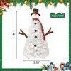 Mlmh & Kngwa 4FT Snowman-Shaped Artificial Christmas Tree - 3 of 4