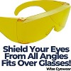 grinderPUNCH Fit Over Sunglasses  Black Wraparound UV Protection for Prescription Glasses Wearers - 3 of 4