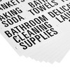 Talented Kitchen 162 Pack Bold All Caps Laundry Room Linen Closet Labels, Preprinted Label Stickers for Cleaning Supplies Organization Storage System - 4 of 4