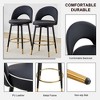 LOVMOR Set of 2 Modern Comfortable Upholstered Bar Chair for Dining Room - 4 of 4