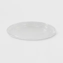 4.9" x .35" Glass Plate Candle Holder Clear - Made By Design™