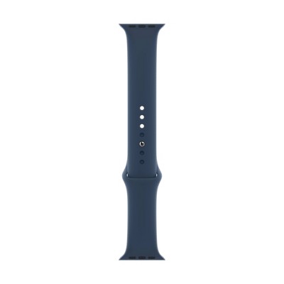 Engraved Light Blue Printed Silicone Apple Watch Band 38mm : Target