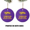 University of Wisconsin-Stevens Point Pointers Logo Porcelain Holiday Christmas Tree Ornament - 2 of 4