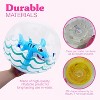 4E's Novelty 3D Beach Balls, Summer Toys for Kids - 4 pcs Mini Beach Balls for Toddlers 1-3 - 3 of 4