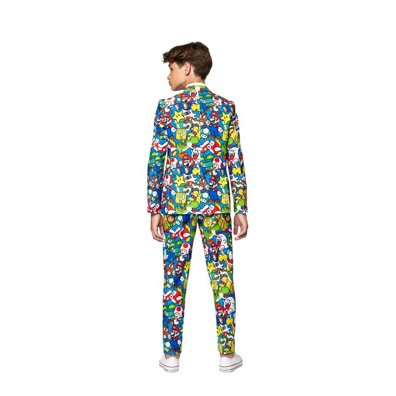 OppoSuits Teen Boys Suit - Super Mario - Multicolor, 2 of 6
