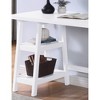 Anybear Contemporary Wood Writing Desk with Storage - 4 of 4
