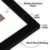 Americanflat Picture Frame with Oval Mat Insert and Shatter-Resistant Glass - Signature Collection - Photo Frame for Wall Display - 3 of 4