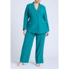 ELOQUII Women's Plus Size Tie Waist Soft Suiting Blazer - 4 of 4