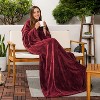 PAVILIA Fleece Wearable Blanket with Sleeves, Warm Cozy Soft Functional Lightweight Sleeved Throw Adults Men Women - 2 of 4