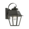Livex Lighting Wentworth 1 - Light Wall Light in  Charcoal - 3 of 4