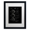 Trademark Fine Art -Claire Doherty 'Basketball Patent 1929 Black' Matted Framed Art - 2 of 4