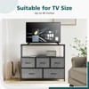 Dresser for Bedroom with 5 Drawers, Chest of Drawers, Storage Drawers Organizer Unit, Fabric Dresser with Fabric Bins for Living Room, Bedroom - 3 of 4