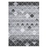 Area Rug Washable Non Slip Backing Boho Trellis Rug Low Pile Distressed Floor Carpet Retro Accent Rug for Living Room Bedroom - 4 of 4