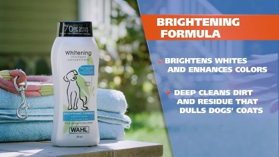 Wahl whitening 2024 dog shampoo