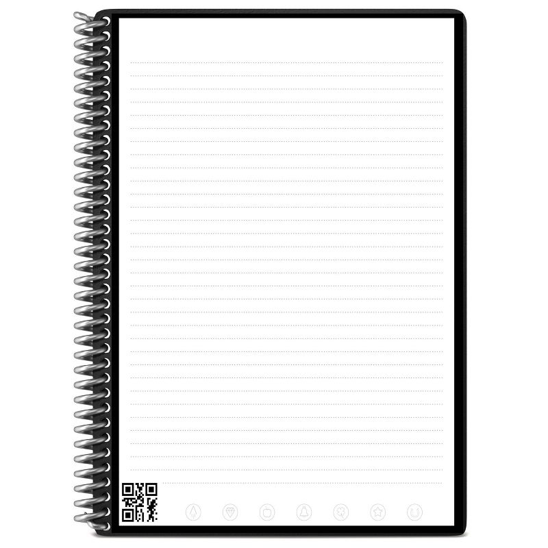 Core Smart Spiral Reusable Notebook Lined 36 Pages 6"x8.8" Executive Size Eco-friendly Notebook - Rocketbook, 4 of 11