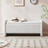 Pinmoco 44" Corduroy Storage Ottoman Bench, Upholstered Bench for Entryway Bedroom and Living Room with Storage - 2 of 4
