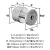 Amerock Balata Round Knob for Cabinets, Drawers, and Furniture - 3 of 4