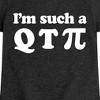 Girls' - Instant Message - I'm Such A Q T Pi Fitted Short Sleeve Graphic T-Shirt - 2 of 4