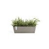 Ecopots Bruges Durable Modern Rectangular Indoor/Outdoor Recycled-Based Composite Flower Pot Planter - 3 of 4