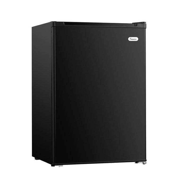 Impecca 2.6 Cu. Ft. Mini Refrigerator with Glass Shelves - Black, 4 of 5