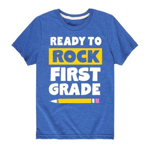 Boys' - Instant Message - Ready to Rock First Grade Short Sleeve Graphic T-Shirt - 1 of 4