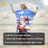 Catalonia Hooded Microfiber Beach Towels for Womens Mens Teens, Surf Cape Changing Towel Robe, Oversized Quick-Dry Beach Towel, One Size Fits All - 3 of 4