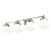 Vaughn 4-Light Vanity Light - Modern Design with Vintage Charm, Damp Rated, Dimmable - 4 of 4