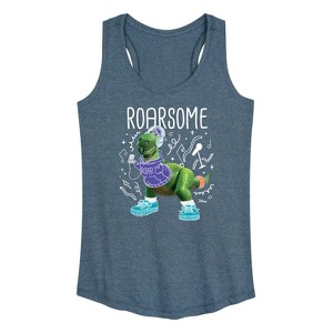 Women's - Disney - Roarsome Graphic Racerback Tank - 1 of 4