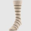 GOLDTOE Signature Collection Men's Striped Camp Sunday Socks - Green/Cream 6-12.5 - 4 of 4