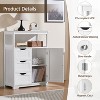 Yaheetech 35.5inch Height Bathroom Floor Cabinet for Bathroom Living Room - 4 of 4
