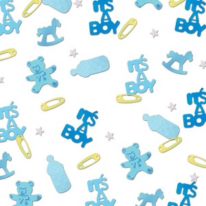 Beistle It's A Boy Confetti, 4 bags of .5 oz each (4/Pkg) Multicolored - 1 of 1
