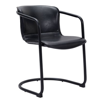 Set of 2 Penny Dining Chairs Black - ZM Home