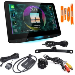 JVC KW-Z1000W 10.1" HD Receiver with Bluetooth, Wireless Android Auto & Wireless Apple CarPlay, SXV300v1 Tuner, and Front and Rear Camera - 1 of 4