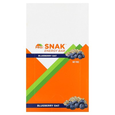 ProBar Snak, Energy Bar, Blueberry Oat, 12 Bars, 1.6 oz (45 g) Each