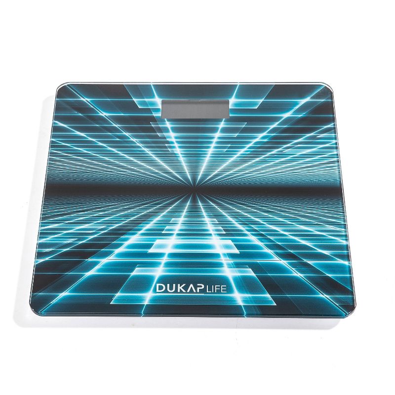 Life Unique Digital Bathroom Body Weight Scale Tron Design with LCD Screen Display - DUKAP, 1 of 10