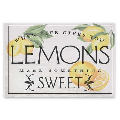 Stupell Industries Bold Vintage Life Gives Lemons, 19" x 13"