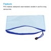 Unique Bargains PVC Waterproof Zipper Home Travel Mesh File Bags 12 Pcs - 3 of 4