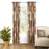 The Lakeside Collection Harvest Ragged Decorative Window Panel - Patchwork Accent - 4 of 4