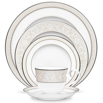 Noritake Montvale Platinum 5-Piece Place Setting