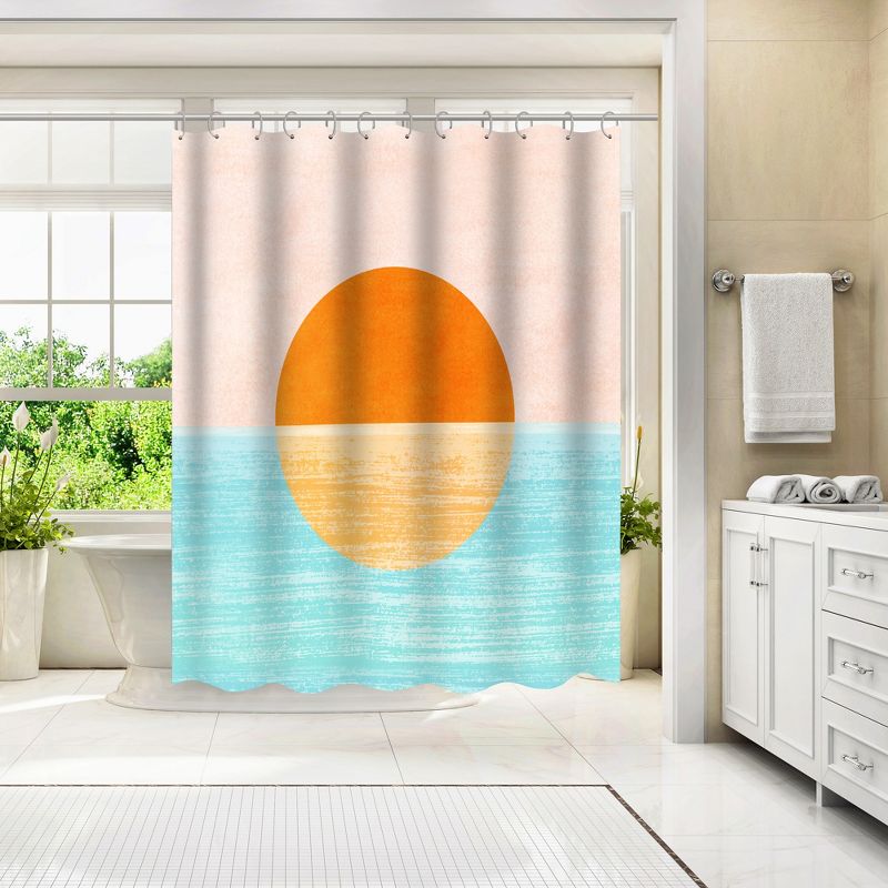 Americanflat 71" x 74" Shower Curtain Style 2 by Modern Tropical, 3 of 7