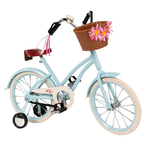 Our Generation Anywhere You Cruise 18" Doll Bicycle - Blue - image 1 of 4