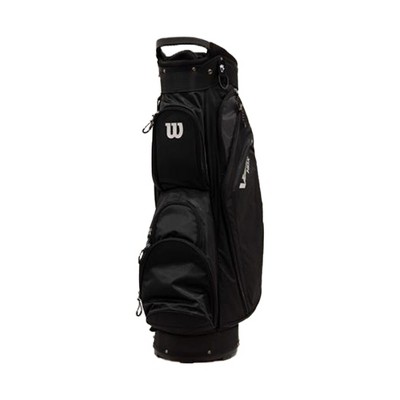 Wilson WGB4710BL Lightweight Weatherproof Velocity HDX Cart Bag w/ Shoulder Strap & 14 Dividers, Black