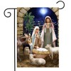 Away in A Manger Christmas Garden Flag 18" x 12.5" Briarwood Lane - image 2 of 4