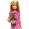Barbie Baby Doctor Doll with Blonde Fashion 9.5" Doll, 1 Baby Doll, Furniture and Accessories - 3 of 4