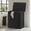 WOWLIVE 154L Laundry Hamper with Lid and 2 Removable Bags, Tall Collapsible Basket - 2 of 4