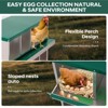 Chicken Nesting Boxes, Two-Tier Metal Chicken Egg Laying Box,Large Vented Holes for Egg Collection - 3 of 4