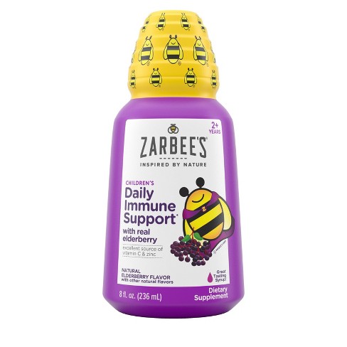 Zarbee's Naturals Children's Elderberry Syrup - 8 fl oz - image 1 of 4