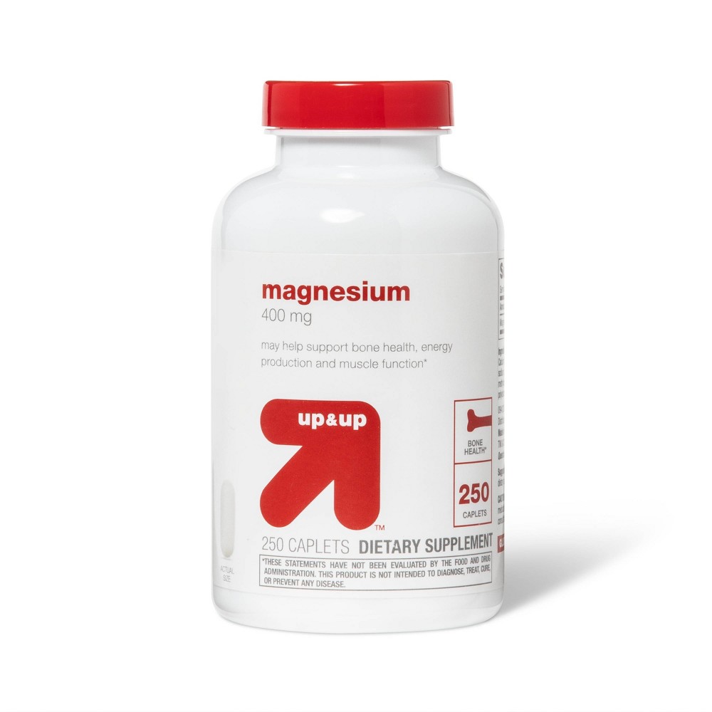Photos - Vitamins & Minerals Magnesium Dietary Supplement Caplets - 250ct - up & up™